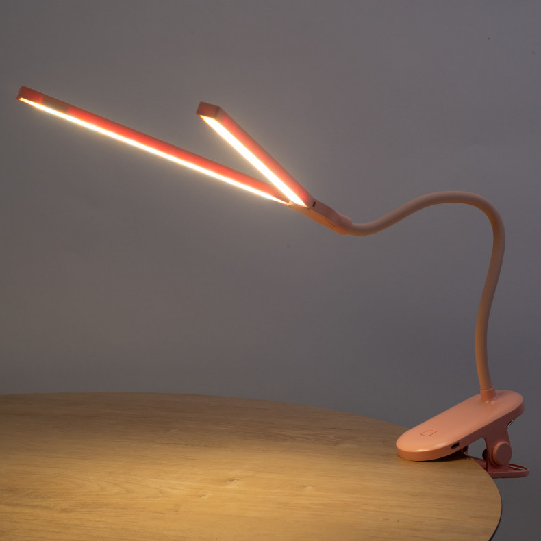 Luz de lectura adaptable con pinza...