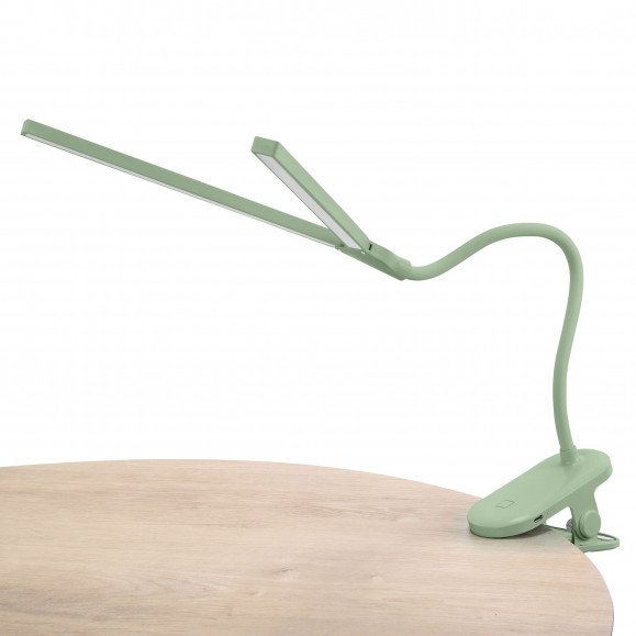 Luz de lectura adaptable con pinza Joy Verde