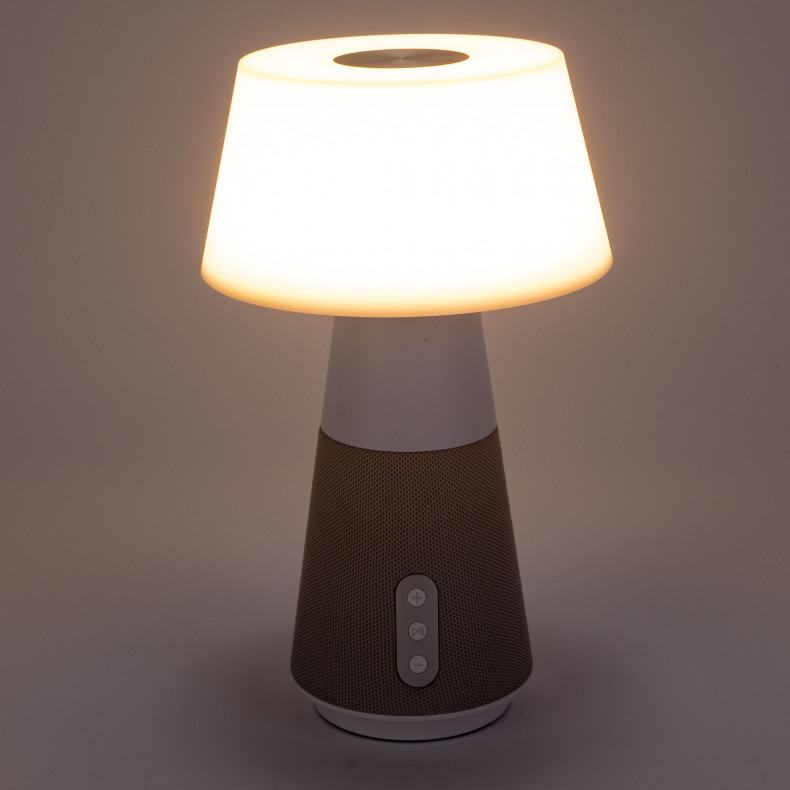 Lámpara de mesa con altavoz Bluetooth...