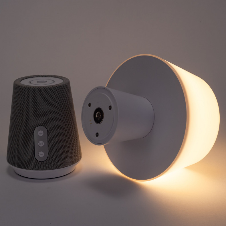Lámpara de mesa con altavoz Bluetooth...