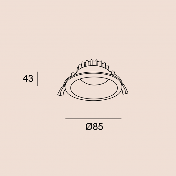 Downlight LED Jet