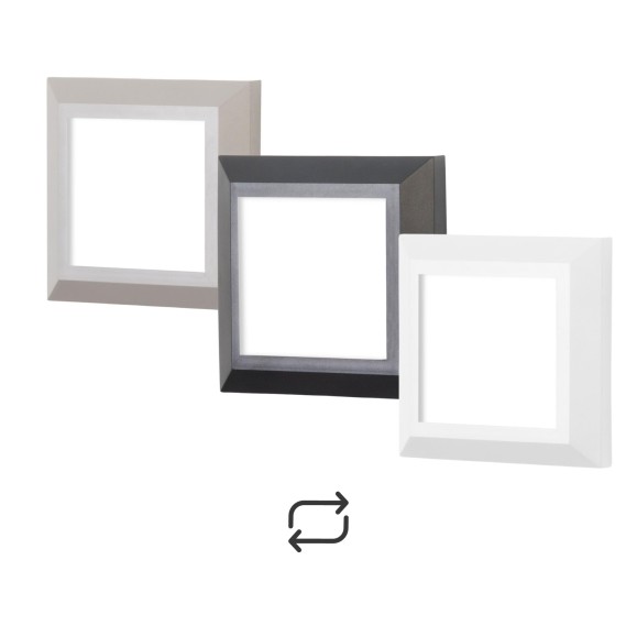 Aplique Exterior LED Grove Diffuser Square