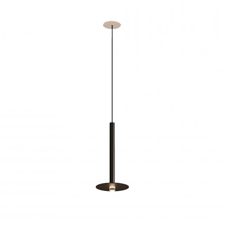 COLGANTE CANDLE 1 BODY RECESSED EN NEGRO