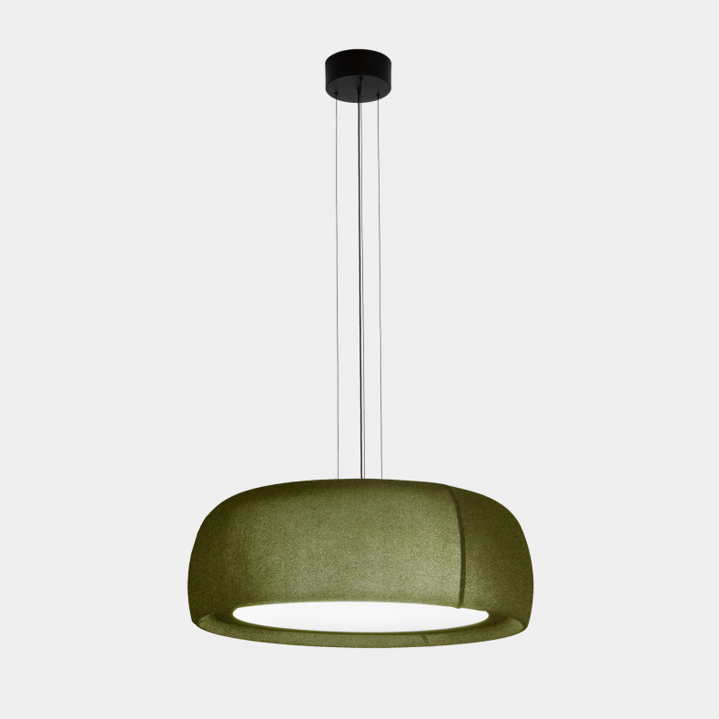 COLGANTE GONG LED 2700K PHASE CUT VERDE