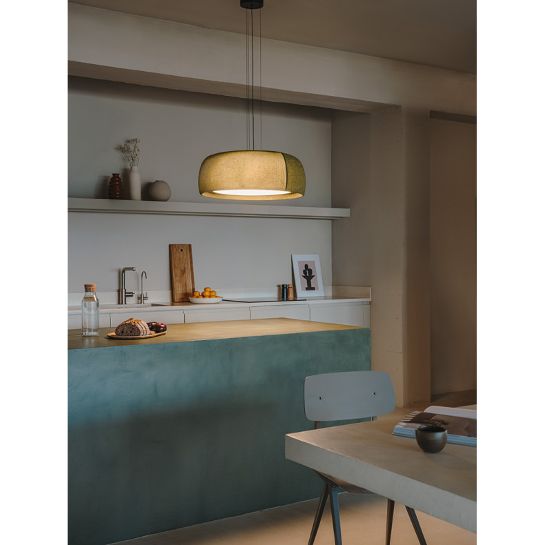 COLGANTE GONG LED 2700K PHASE CUT VERDE