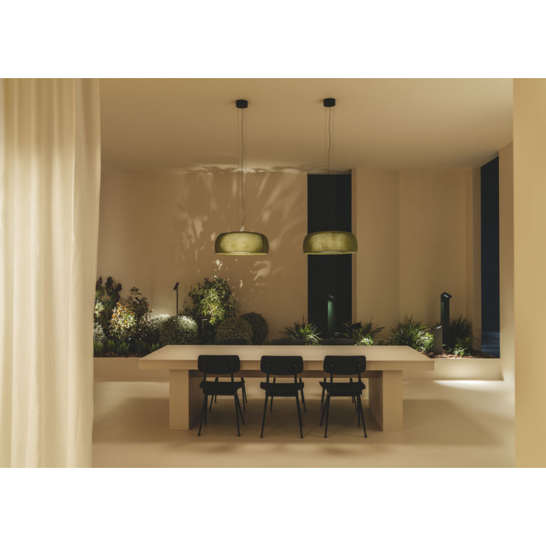 COLGANTE GONG LED 2700K PHASE CUT VERDE