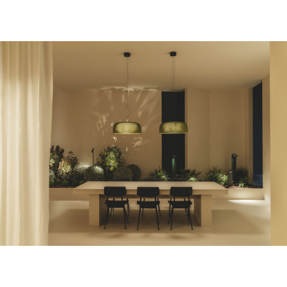 COLGANTE GONG LED 2700K PHASE CUT VERDE