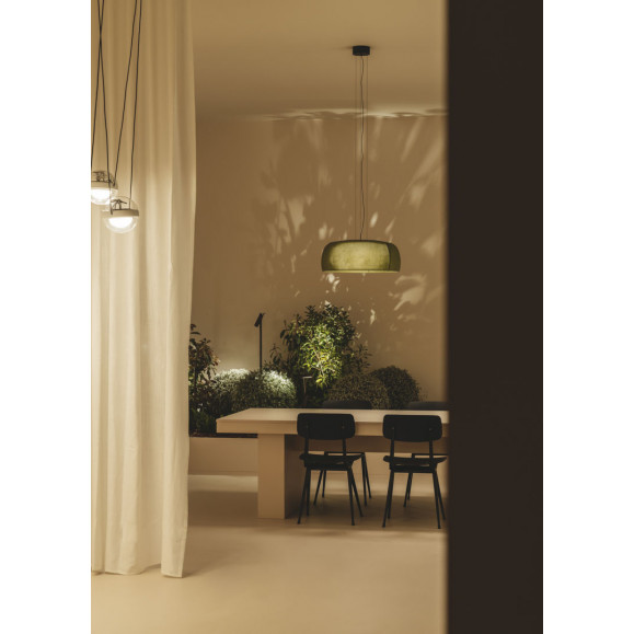 COLGANTE GONG LED 2700K PHASE CUT VERDE