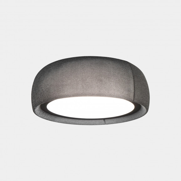 PLAFÓN GONG LED 3000K PHASE CUT GRIS NEGRO