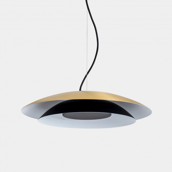 COLGANTE NOWAY BIG LED SW 2700-3000-4000K ORO MATE