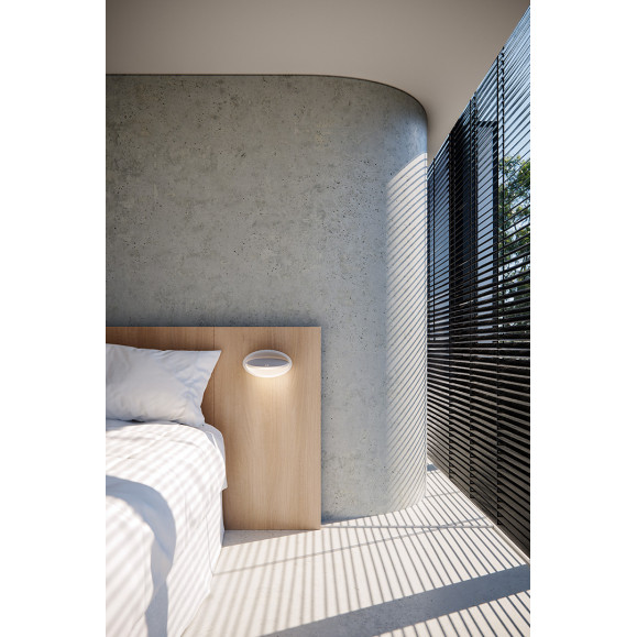 Aplique Ely Recessed Blanco