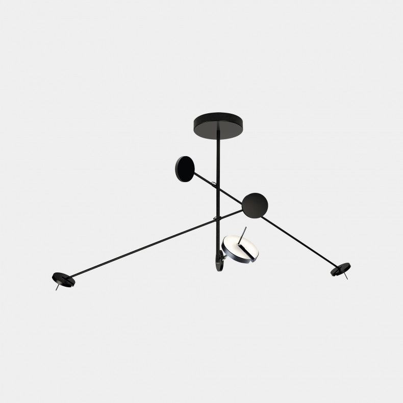 Colgante Invisible Triplex NEGro