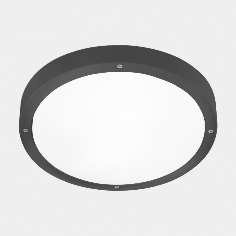 Plafón Basic ø360mm Negro