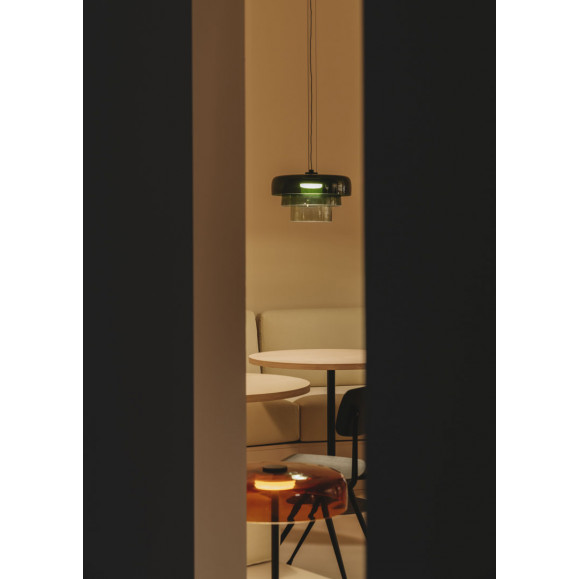 Colgante Levels 3 Bodies Ø420mm + Ø320mm + Ø220mm Verde