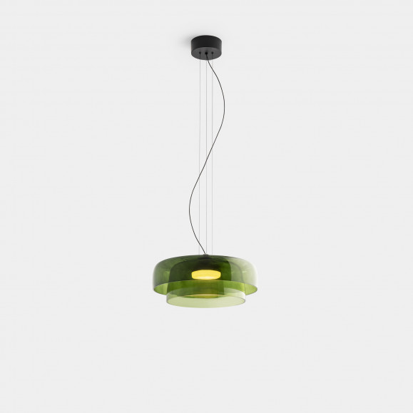 Colgante Levels 2 Bodies Ø420mm + Ø320mm Verde