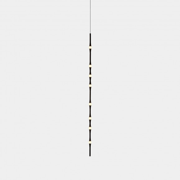 Colgante Dew Vertical 1700mm Surface Negro