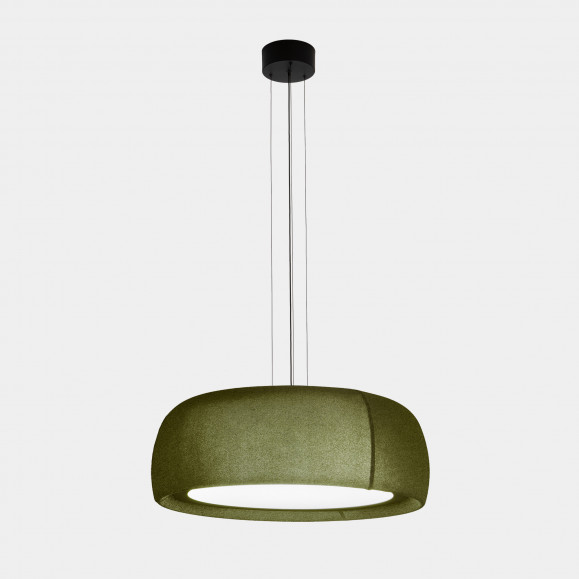 COLGANTE GONG LED 3000K PHASE CUT VERDE
