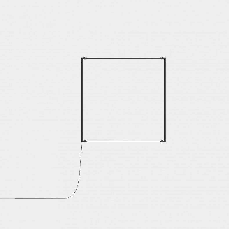 APLIQUE TUBS MODULAR SQUARE 600X600MM...
