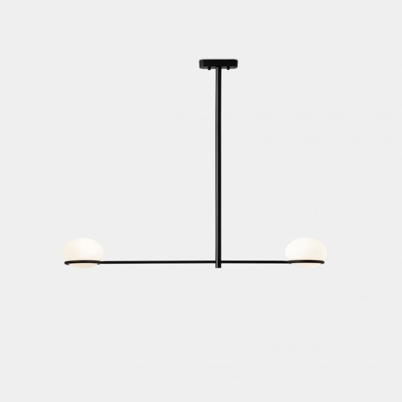 COLGANTE COCO DOUBLE E14 18W NEGRO...