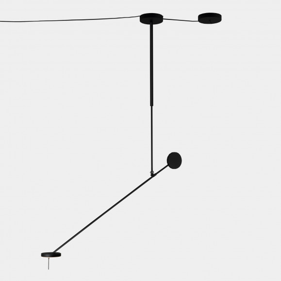 Colgante Invisible Single Adjustable Negro