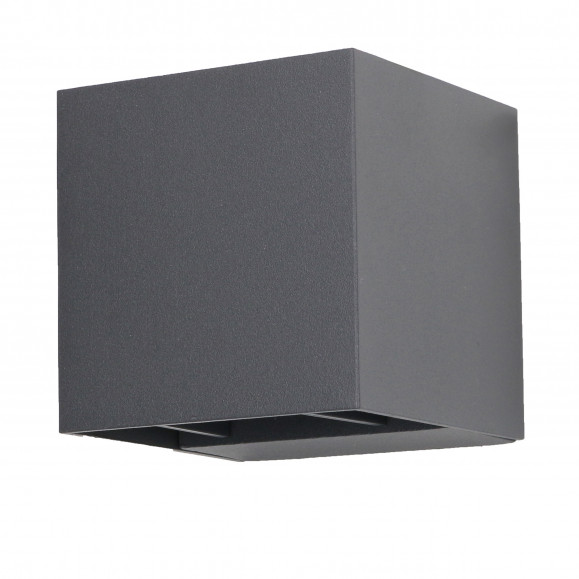 Applique murale IP54 Rex LED 4000K ON-OFF Gris urbain