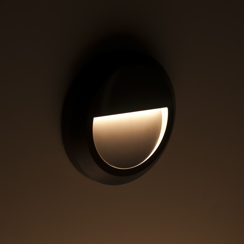 Applique d'extérieur Siram LED blanc...