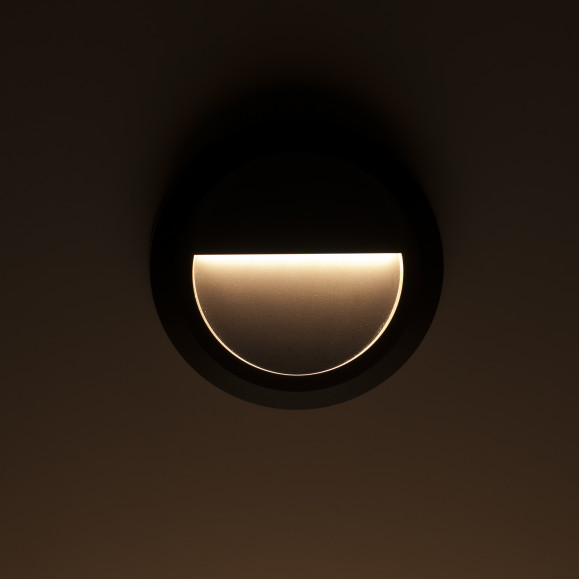 Applique d'extérieur Siram LED blanc chaud gris urbain