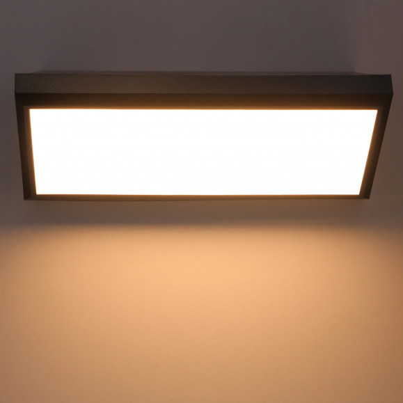 Aplique IP65 Samper LED 3000K ON-OFF Negro