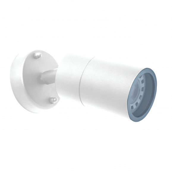 Pixa Simple aplique de uso interior y exterior para bombilla GU10 en color blanco