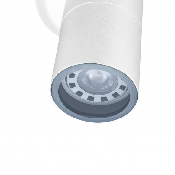Pixa Simple aplique de uso interior y exterior para bombilla GU10 en color blanco