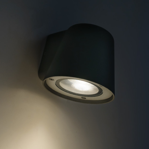 Applique murale Cone pour extérieur pour ampoule GU10 en noir