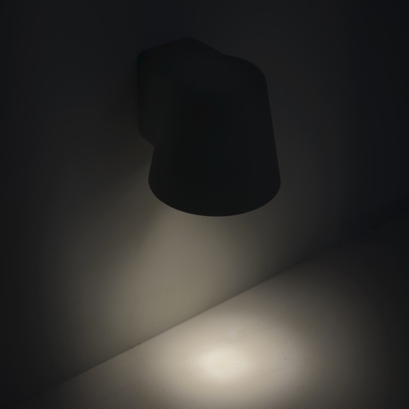 Applique murale Cone pour extérieur pour ampoule GU10 en noir