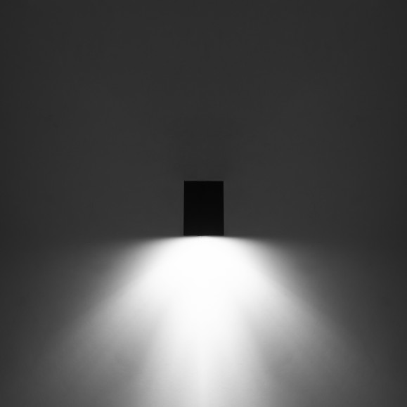 Applique d'extérieur pour ampoule GU10 noire