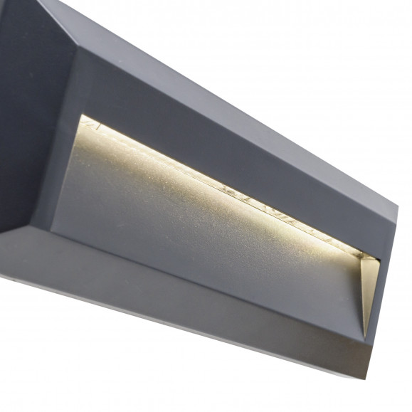 APLIQUE IP65 SIRAM LED 2.5 BLANCO CÁLIDO - 3000K ON-OFF GRIS URBANO 290