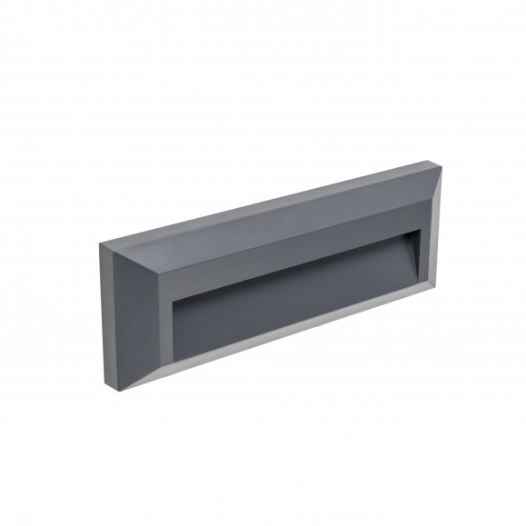 APLIQUE IP65 SIRAM LED 2.5 BLANCO CÁLIDO - 3000K ON-OFF GRIS URBANO 290