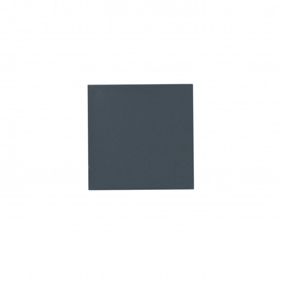 Axis square aplique exterior con luz led blanco cálido 3000K en color gris urbano