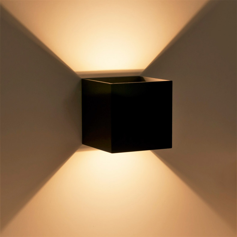 Axis square aplique exterior con luz...