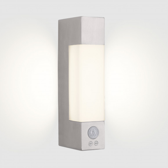 Applique Litus avec capteur LED 5,3W 4000K Acier inoxydable 420lm IP44