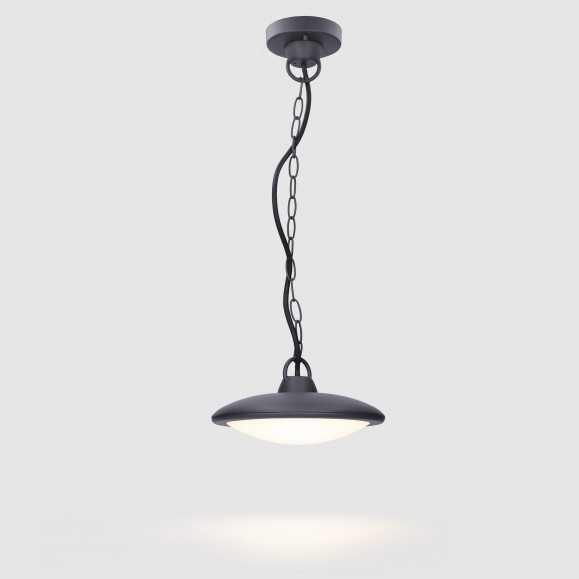 Colgante Exterior Pergola LED 7.5W 3000K Gris Urbano 533lm IP44