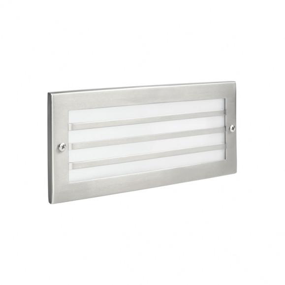Encastré mural IP44 Tamesis E27 15 acier inoxydable
