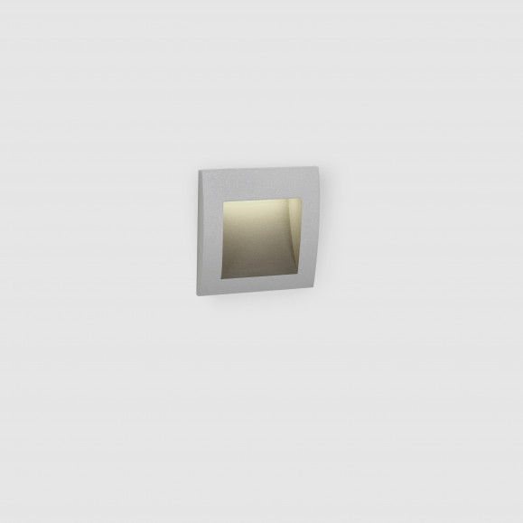 Encastré mural IP65 Face LED 1.7 4000K Gris 120lm