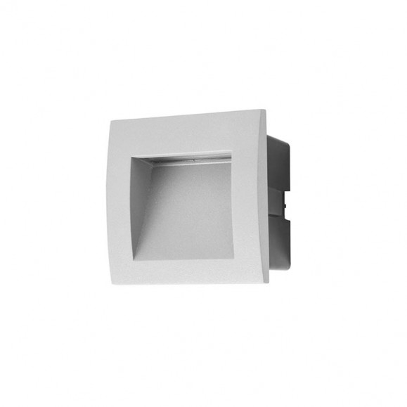 Encastré mural IP65 Face LED 1.7 4000K Gris 120lm