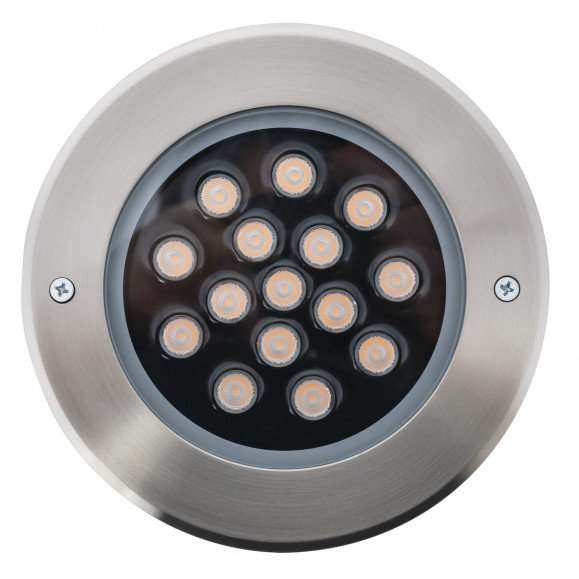Luminaire encastré au sol extérieur Incasso avec LED blanc chaud 3000K en acier inoxydable