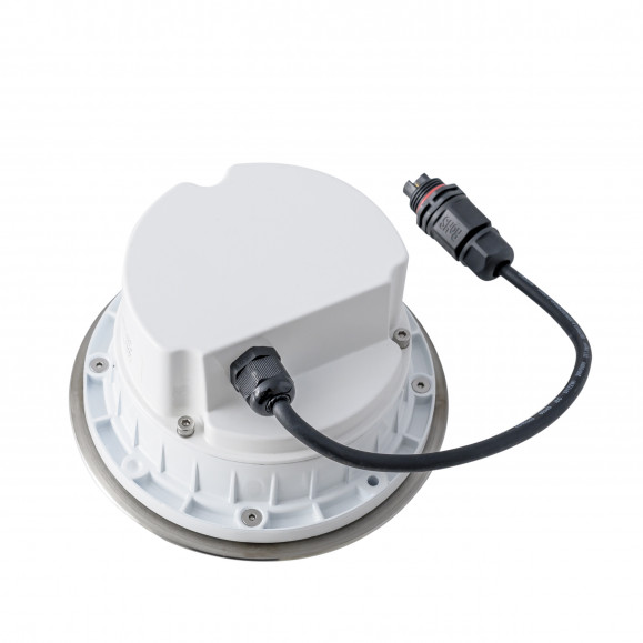 Luminaire encastré au sol extérieur Incasso avec LED blanc chaud 3000K en acier inoxydable