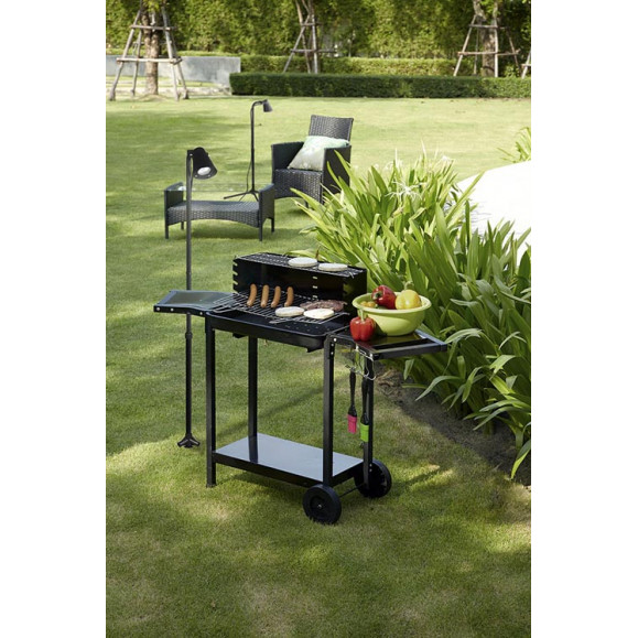 SOL SALON IP65 PIQUE-NIQUE GU10 8W NOIR 637LM