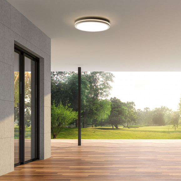 Plafond IP54 SCAL LED 31,5W SW 3000-4000-6000K ON-OFF Blanc 3731lm