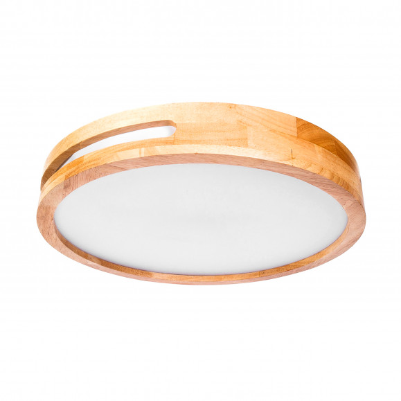 PLAFOND LED IP20 LU 22,5W BLANC NEUTRE - 4000K LUMIÈRE ON-OFF BOIS