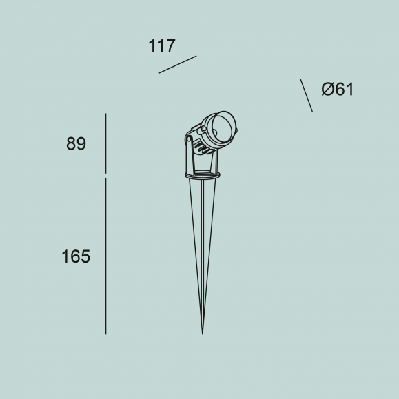 copy of Minimal LED Garden Spotlight