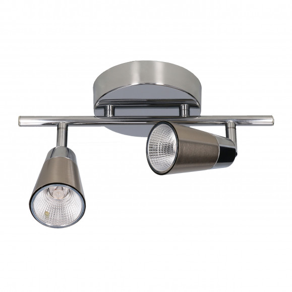 PROJECTEUR DOUBLE LED VITRO IP20 10W 3000K CHROME 897LM