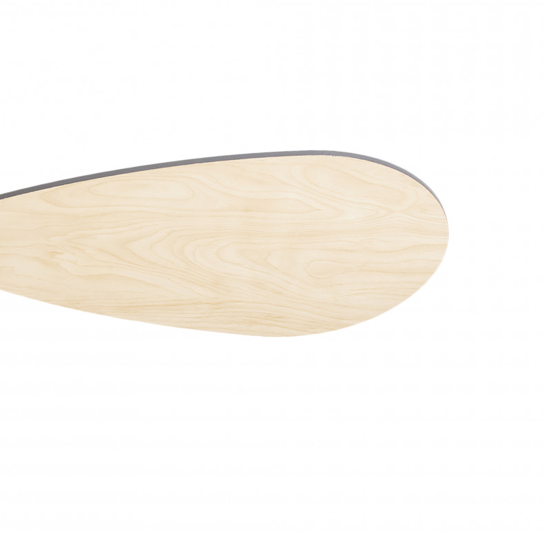 VENTILADOR BLUME NEGRO MADERA CLARA NULL